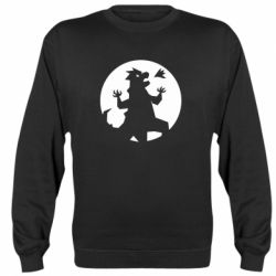 Cвитшот Godzilla and moon - PrintSalon