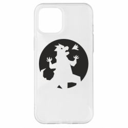 Чехол для iPhone 12 Pro Max Godzilla and moon - PrintSalon