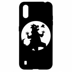 Чохол для Samsung A01 / M01 Godzilla and moon