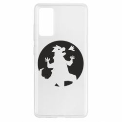 Чехол для Samsung S20 FE Godzilla and moon - PrintSalon