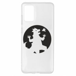 Чехол для Samsung S20+ Godzilla and moon - PrintSalon