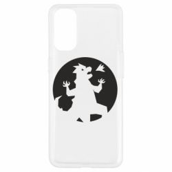 Чохол для Oppo Reno 4Godzilla and moon