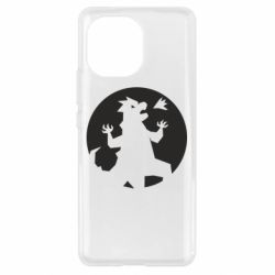 Чохол для Xiaomi Mi11 Godzilla and moon-PrintSalon Чохол для Xiaomi Mi11 Godzilla and moon