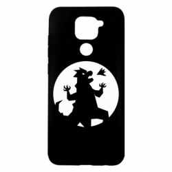 Чехол для Xiaomi Redmi Note 9/Redmi 10X Godzilla and moon - PrintSalon