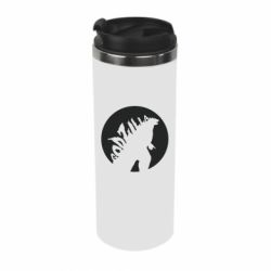 Термокружка Godzilla and moon - PrintSalon