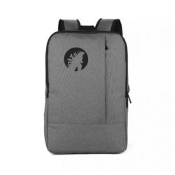 Рюкзак для ноутбука Godzilla and moon - PrintSalon