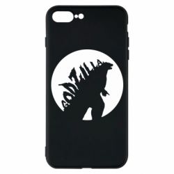 Чехол для iPhone 7 Plus Godzilla and moon - PrintSalon