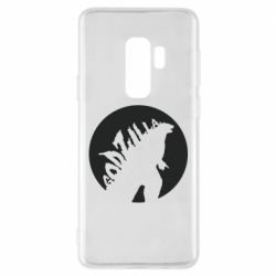 Чехол для Samsung S9+ Godzilla and moon - PrintSalon