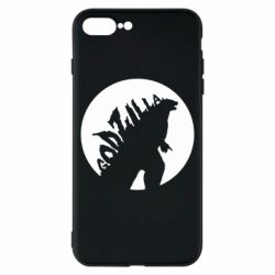 Чехол для iPhone 8 Plus Godzilla and moon - PrintSalon