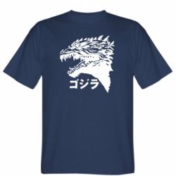 Мужская футболка Stedman Godzilla in japanese - PrintSalon