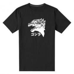Мужская футболка премиум Godzilla in japanese - PrintSalon