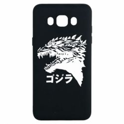 Чехол для Samsung J7 2016 Godzilla in japanese - PrintSalon