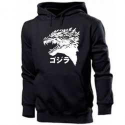 Мужское худи Godzilla in japanese - PrintSalon