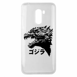 Чехол для Xiaomi Pocophone F1 Godzilla in japanese - PrintSalon