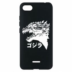 Чехол для Xiaomi Redmi 6A Godzilla in japanese - PrintSalon