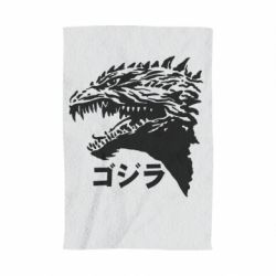 Полотенце с принтом Godzilla in japanese - PrintSalon