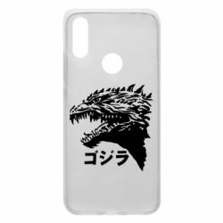 Чехол для Xiaomi Redmi 7 Godzilla in japanese - PrintSalon