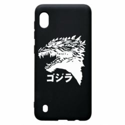 Чехол для Samsung A10 Godzilla in japanese - PrintSalon