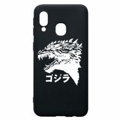 Чехол для Samsung A40 Godzilla in japanese - PrintSalon