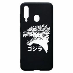 Чехол для Samsung A60 Godzilla in japanese - PrintSalon