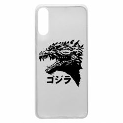 Чехол для Samsung A70 Godzilla in japanese - PrintSalon