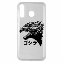 Чехол для Samsung M30 Godzilla in japanese - PrintSalon