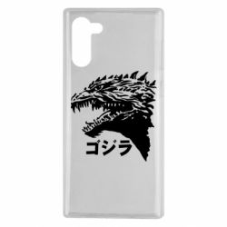 Чехол для Samsung Note 10 Godzilla in japanese - PrintSalon