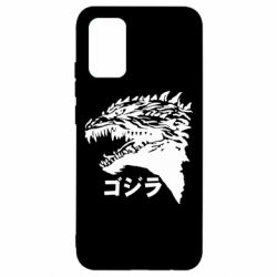 Чехол для Samsung A02s/M02s Godzilla in japanese - PrintSalon