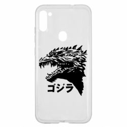 Чехол для Samsung A11/M11 Godzilla in japanese - PrintSalon