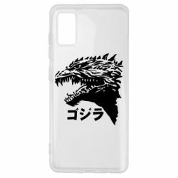 Чехол для Samsung A41 Godzilla in japanese - PrintSalon
