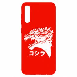 Чехол для Samsung A50 Godzilla in japanese - PrintSalon