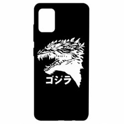 Чехол для Samsung A51 Godzilla in japanese - PrintSalon