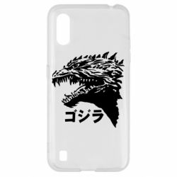 Чехол для Samsung A01/M01 Godzilla in japanese