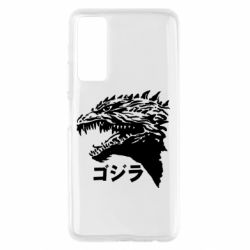 Чехол для Huawei P Smart 2021 Godzilla in japanese - PrintSalon
