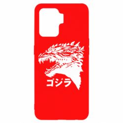 Чехол для Oppo Reno 5 Lite Godzilla in japanese - PrintSalon
