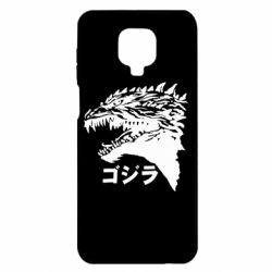 Чехол для Xiaomi Redmi Note 9S/9Pro/9Pro Max Godzilla in japanese - PrintSalon