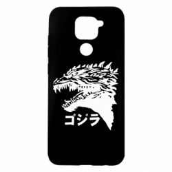 Чехол для Xiaomi Redmi Note 9/Redmi 10X Godzilla in japanese - PrintSalon