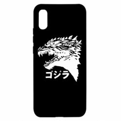 Чехол для Xiaomi Redmi 9a Godzilla in japanese - PrintSalon