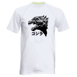 Мужская футболка для спорта Godzilla in japanese - PrintSalon