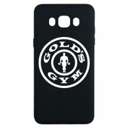 Чехол для Samsung J7 2016 Gold's Gym