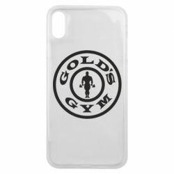 Чехол для iPhone Xs Max Gold's Gym - PrintSalon