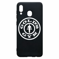 Чехол для Samsung A20 Gold's Gym
