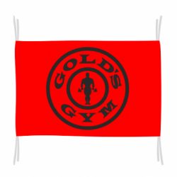 Флаг Gold's Gym