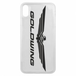 Чехол для iPhone Xs Max Gold Wing - PrintSalon