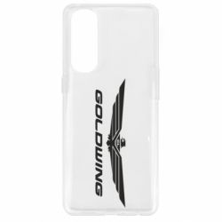 Чехол для Oppo Reno 4 Pro Gold Wing - PrintSalon