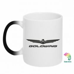 Чашка-хамелеон Gold Wing - PrintSalon