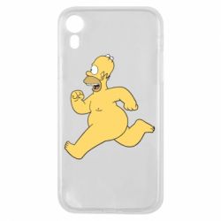 Чехол для iPhone XR Голый Гомер Симпсон - PrintSalon