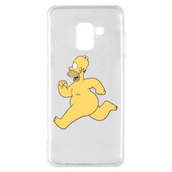 Чехол для Samsung A8 2018 Голый Гомер Симпсон - PrintSalon