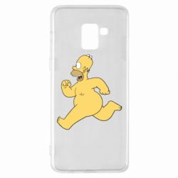 Чехол для Samsung A8+ 2018 Голый Гомер Симпсон - PrintSalon