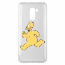 Чехол для Xiaomi Pocophone F1 Голый Гомер Симпсон - PrintSalon